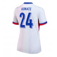 Fotbalové Dres Francie Ibrahima Konate #24 Dámské Venkovní ME 2024 Krátký Rukáv